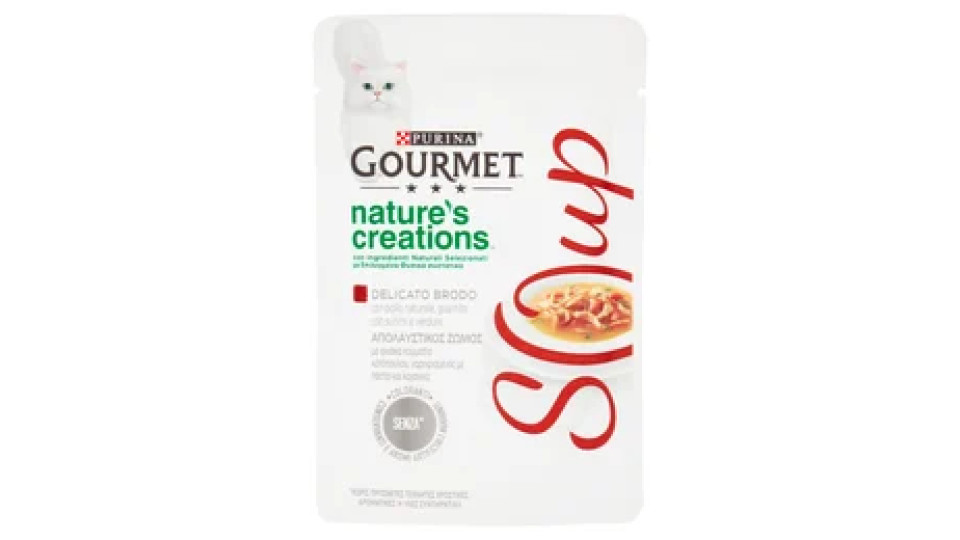 PURINA GOURMET Nature's Creations Soup Pollo & Pesce bianco & Verdure 40g