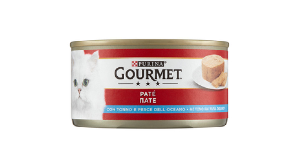 PURINA GOURMET Paté con Tonno e Pesce dell'Oceano 195 g