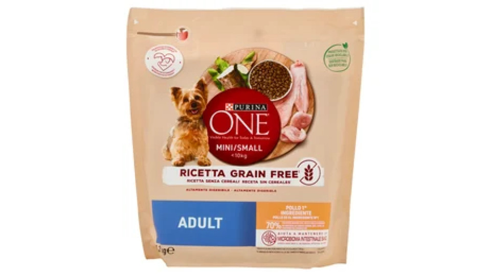 PURINA ONE Mini/Small Grain Free Adult Pollo 1,2 kg