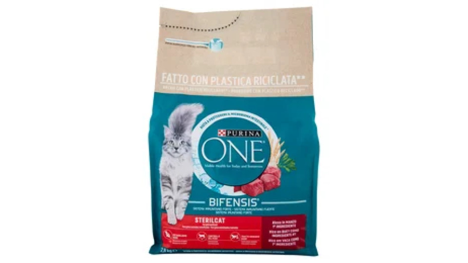 PURINA ONE Sterilcat Ricco in Manzo 2,8 kg