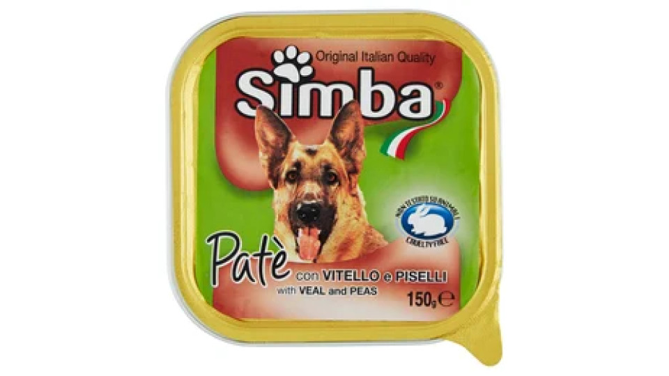 Simba Patè con Vitello e Piselli 150 g