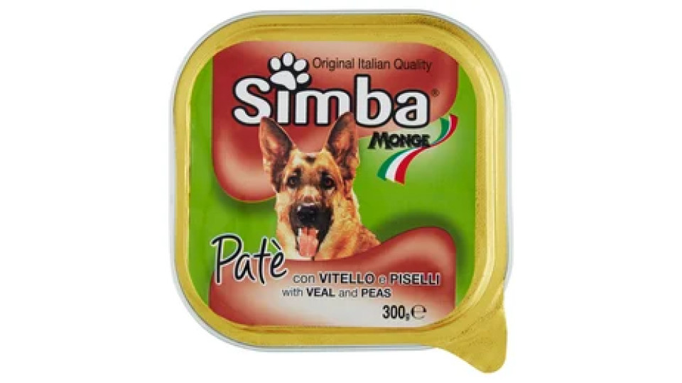 Simba Patè con Vitello e Piselli 300 g