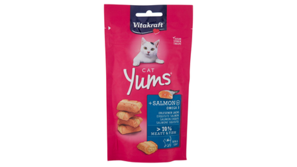 Vitakraft Cat Yums + Salmon + Omega 3 40 g