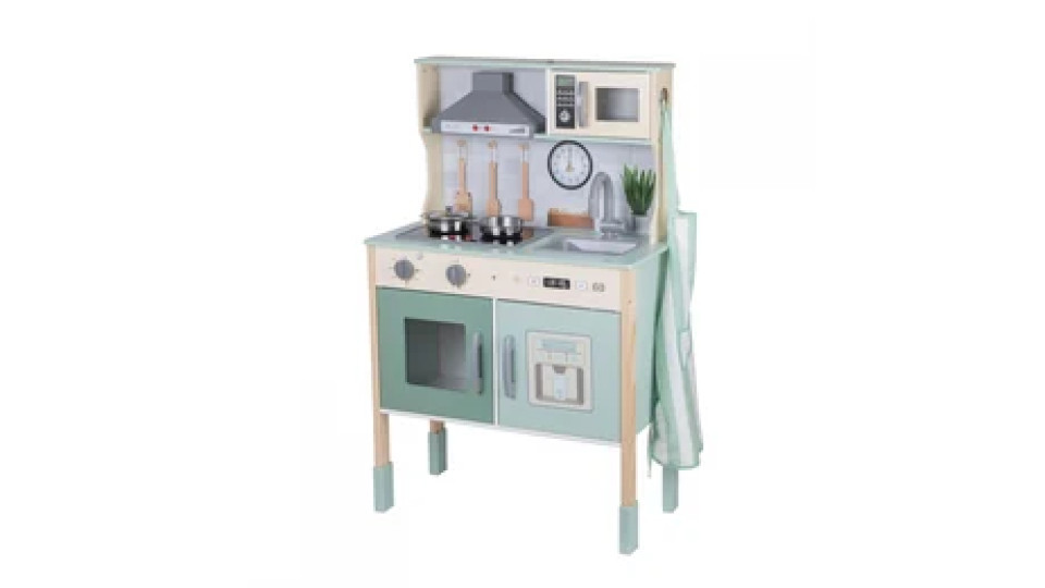 My Little Market Cucina in legno con accessori, luci e suoni 60×30×92 cm