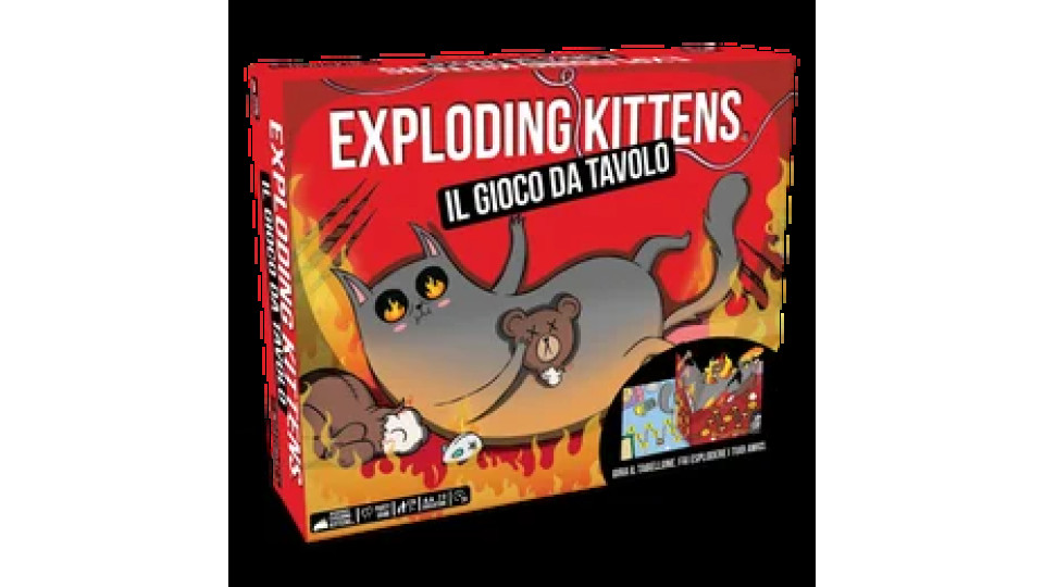 Asmodee Exploding Kittens Exploding Kittens: Il Gioco da Tavolo 20 min Gioco da tavolo Festa