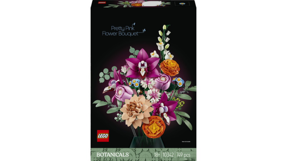 LEGO Botanicals Bouquet di fiori rosa