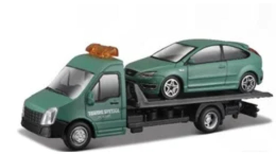 BBURAGO 18-31404 modellino in scala Modello camion trasporto merci pesanti Preassemblato 1:43