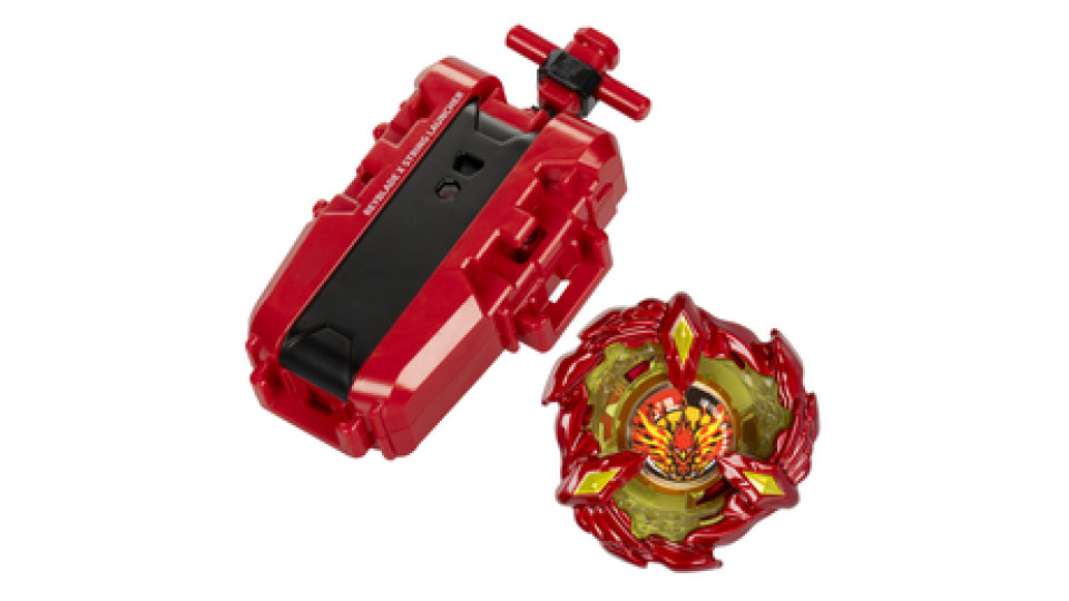 Beyblade X, Deluxe Launcher and Top, set di lanciatore a corda deluxe