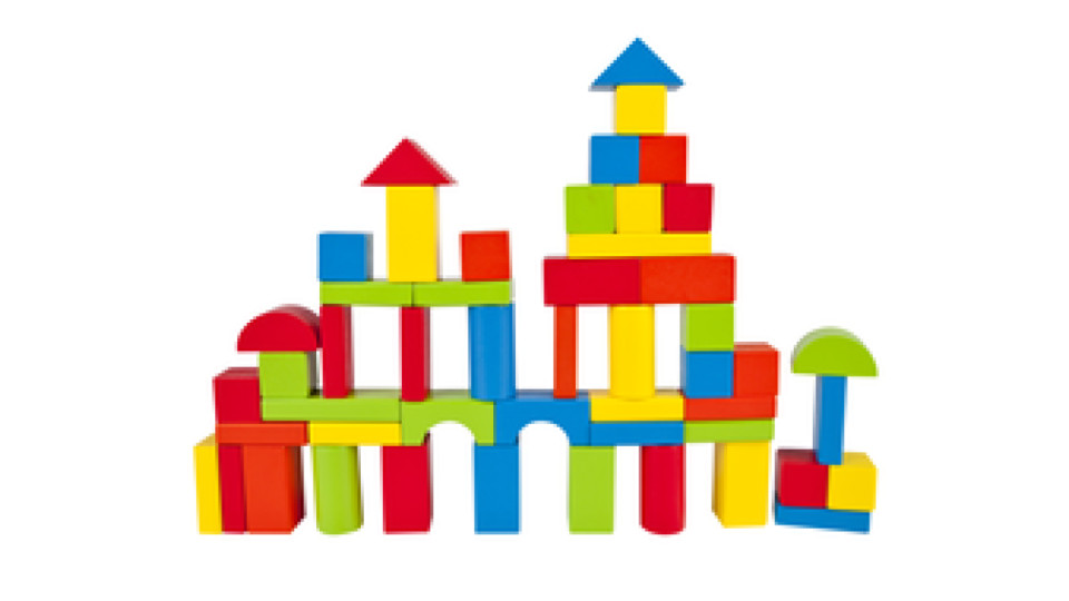 Carrefour Baby Costruzioni in Legno 50 pezzi