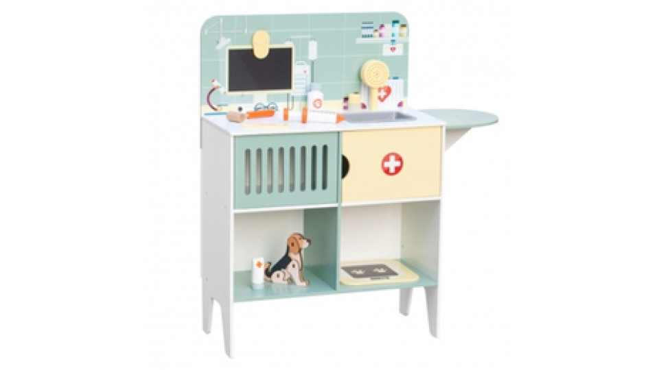 Carrefour Set Clinica Veterinaria in legno 100% FSC