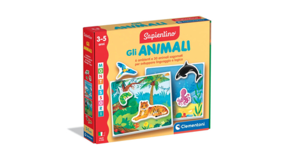 Clementoni Sapientino Montessori - Gli Animali