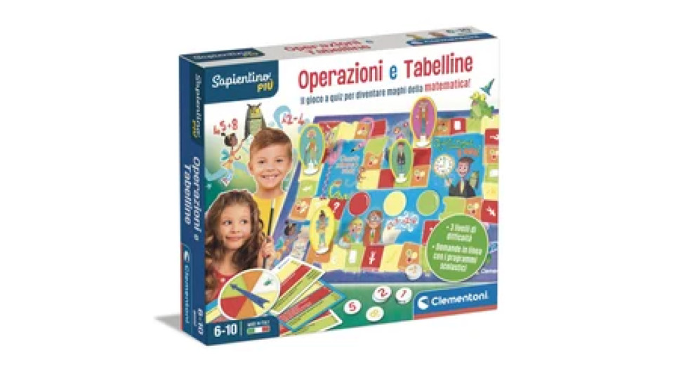 Clementoni Sapientino Più Operazioni e Tabelline