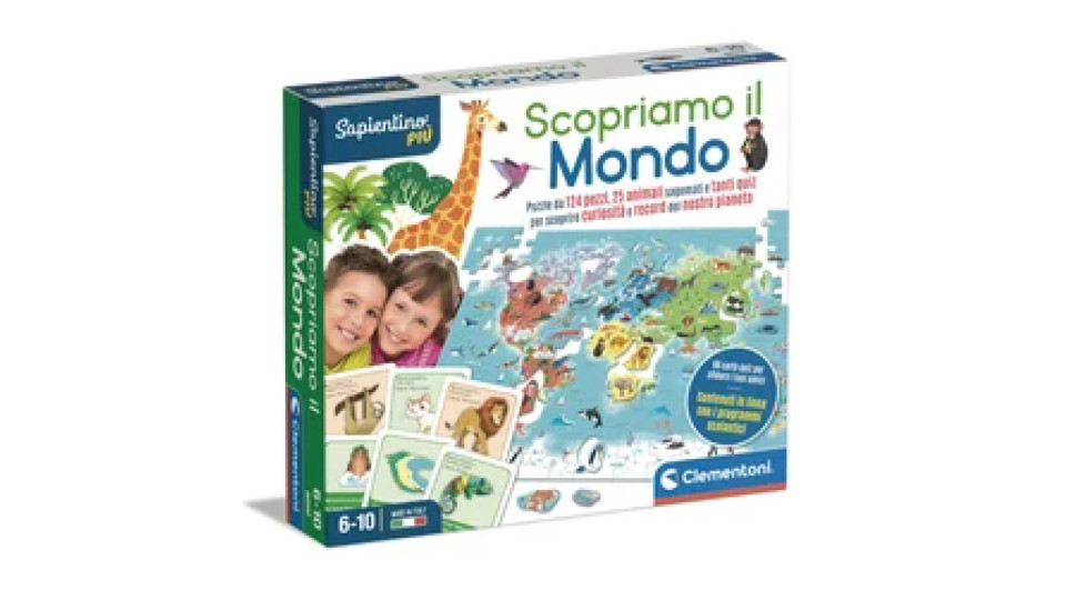 Clementoni Sapientino Più Scopriamo il Mondo
