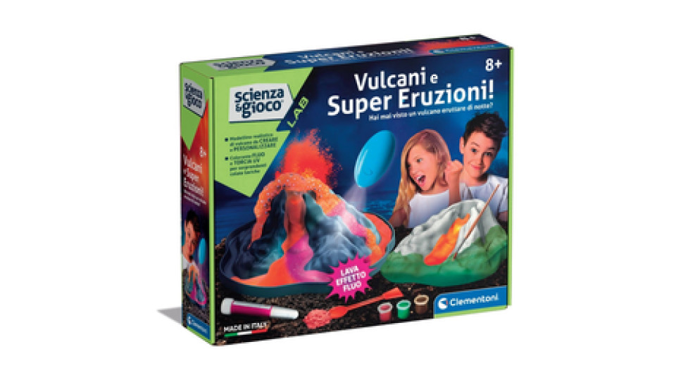Clementoni Science & Jeu laboratoire VULCANI E SUPER ERUZIONI!
