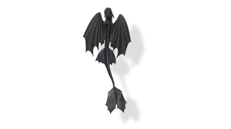 DreamWorks Dragons , How to Train Your Dragon, Toothless, drago da 23 cm, giocattoli per bambini dai 4 anni in su