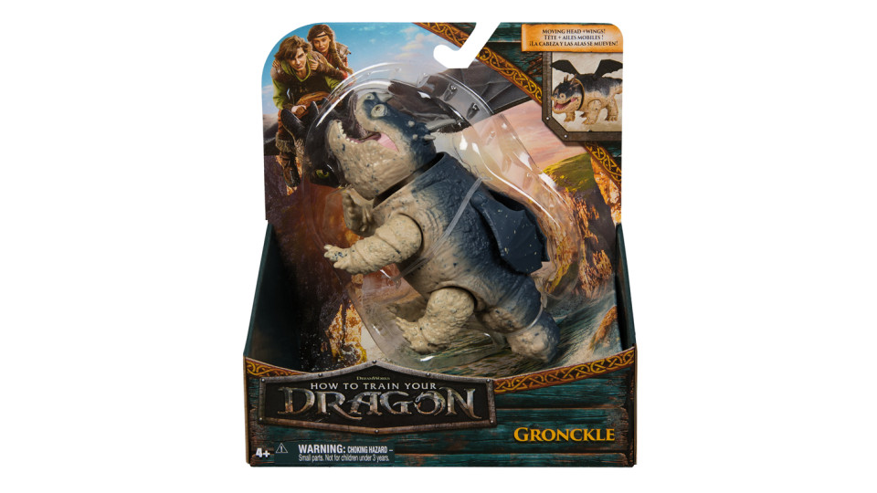 DreamWorks Dragons , How to Train Your Dragon, Toothless, drago da 23 cm, giocattoli per bambini dai 4 anni in su