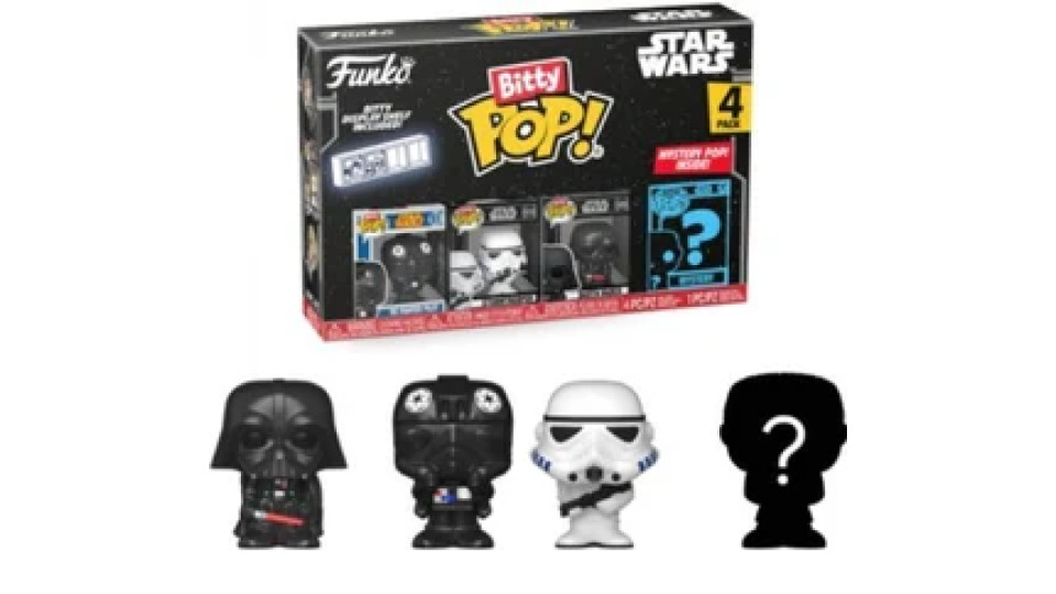 FUNKO POP! Bitty Star Wars - 4 Personaggi - 2,5cm