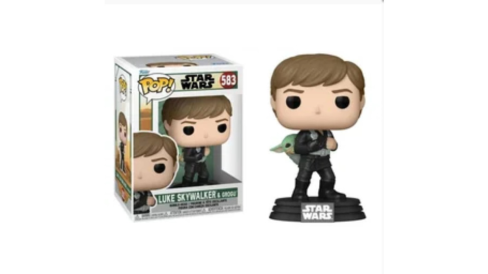 FUNKO POP! Pop Figure Luke Skywalker And Grogu 9 Cm