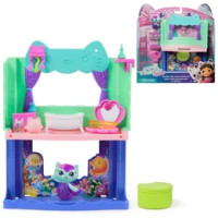 Gabby's Dollhouse : The Movie, Bagno spa-favoloso di MerCat, personaggio giocattolo, accessori per la casa delle bambole e giocattolo a sorpresa, giocattoli per bambini e bambine dai 3 anni in su