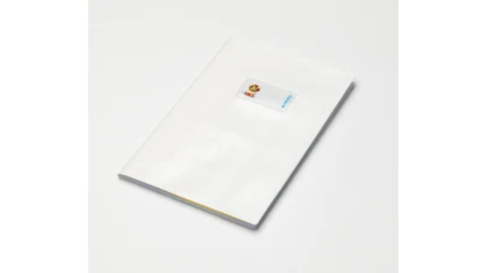 BALMAR 2000 Copertina per quaderno A4 bianco laccato 180μm
