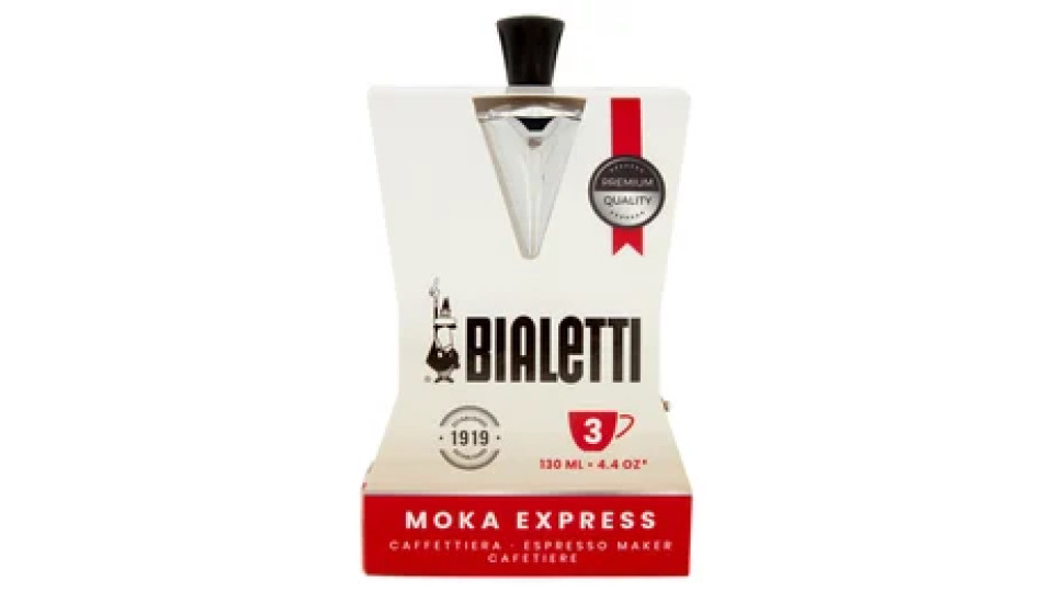 Bialetti Moka Express Caffettiera 3 Tazze