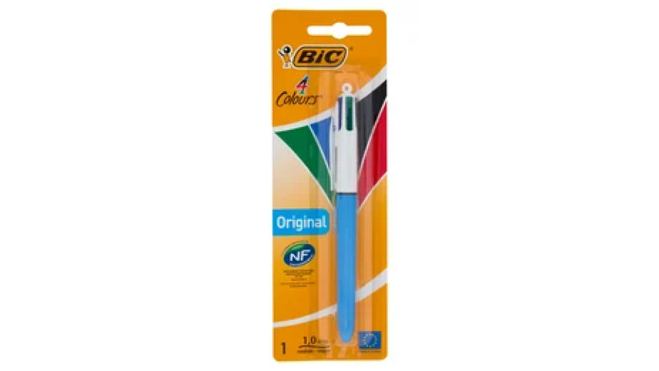 Bic 4 Colori Original Penna a Sfera Retrattile 1.0 mm, 1 pezzo