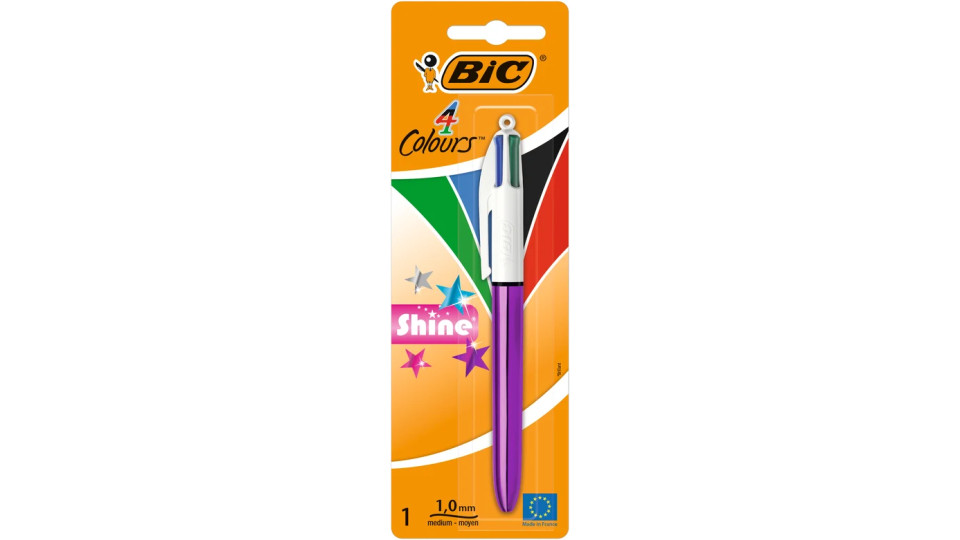 Bic 4 Colours shine medium 1,0 mm
