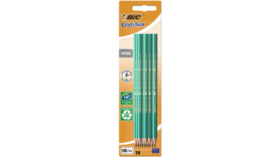 Bic Evolution HB/#2 10 pz