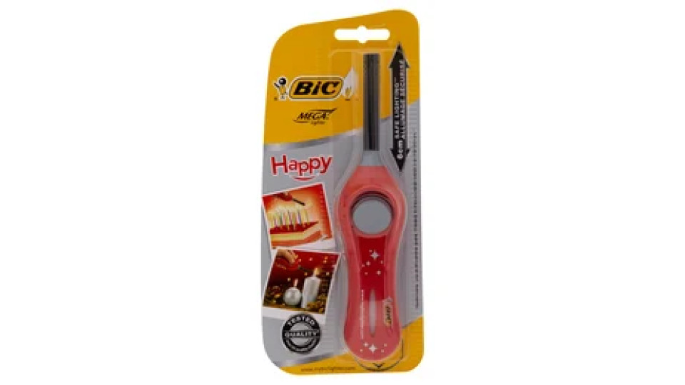 Bic Mega Lighter Happy
