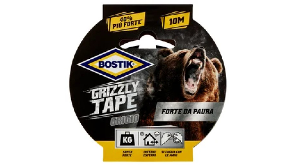 Bostik Grizzly Tape Grigio 10 M