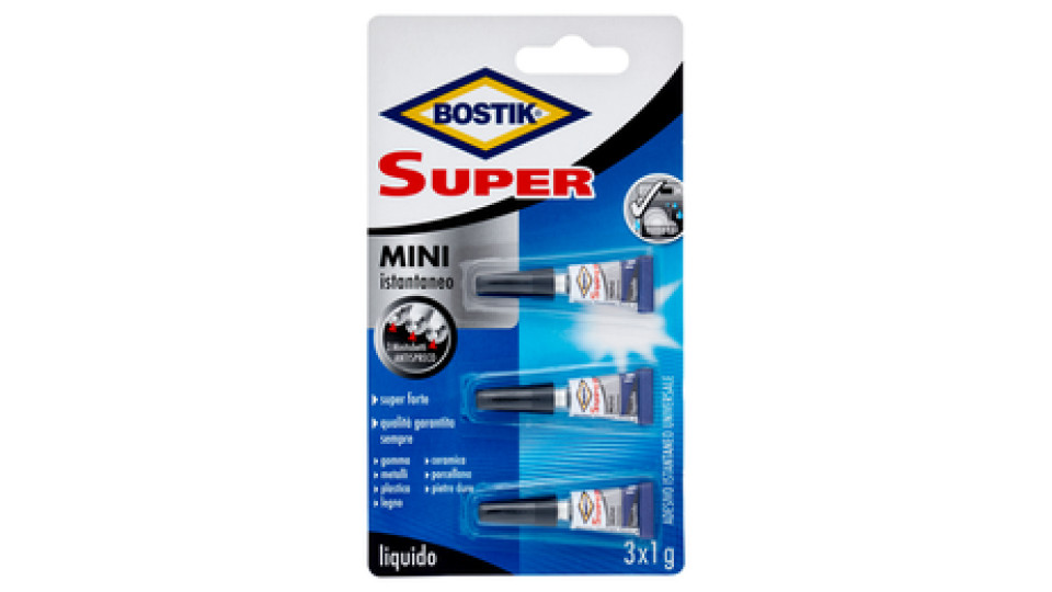 Bostik Super Mini istantaneo liquido 3 x 1 g