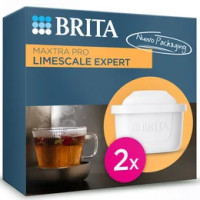 Brita Filtro acqua rubinetto MAXTRA PRO Limescale Expert confezione da 2 filtri - Riduzione del calcare extra, ideale per bevande calde, filtro originale compatibile con caraffa acqua filtrante