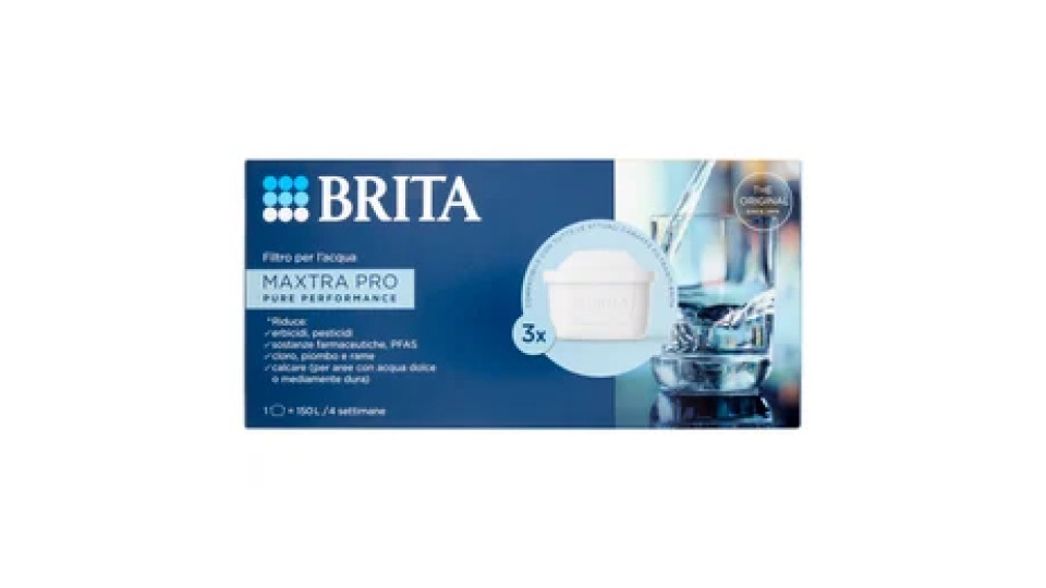 Brita Filtro per l'acqua Maxtra Pro Pure Performance 3 pz