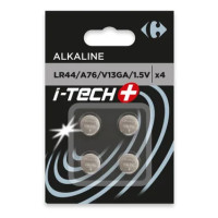 Carrefour 4 Pile alcaline LR44