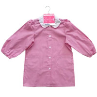 Carrefour Confezione 2 Grembiuli Asilo Bambina Quadretto Rosa Mis.5 Anni