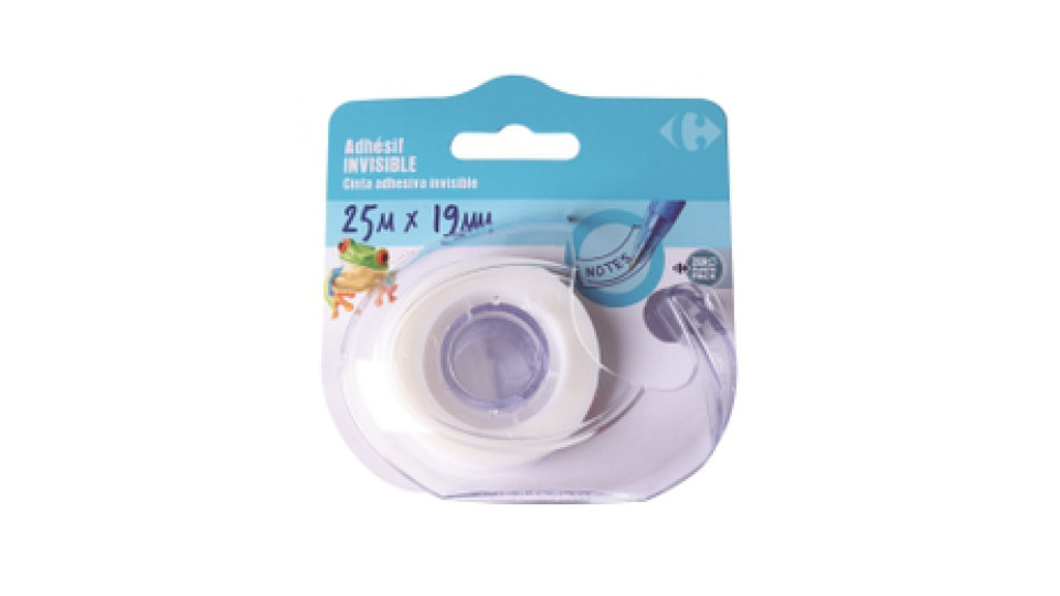 Carrefour Nastro invisibile 25mx19mm con supporto