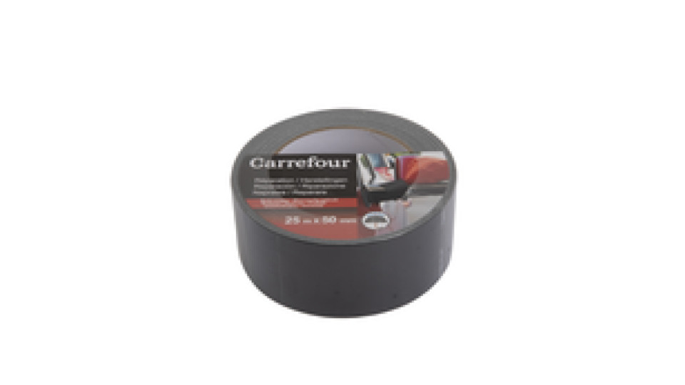 Carrefour Nastro riparazione nero 25x50
