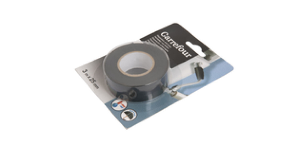 Carrefour Nastro riparazione nero 3x25