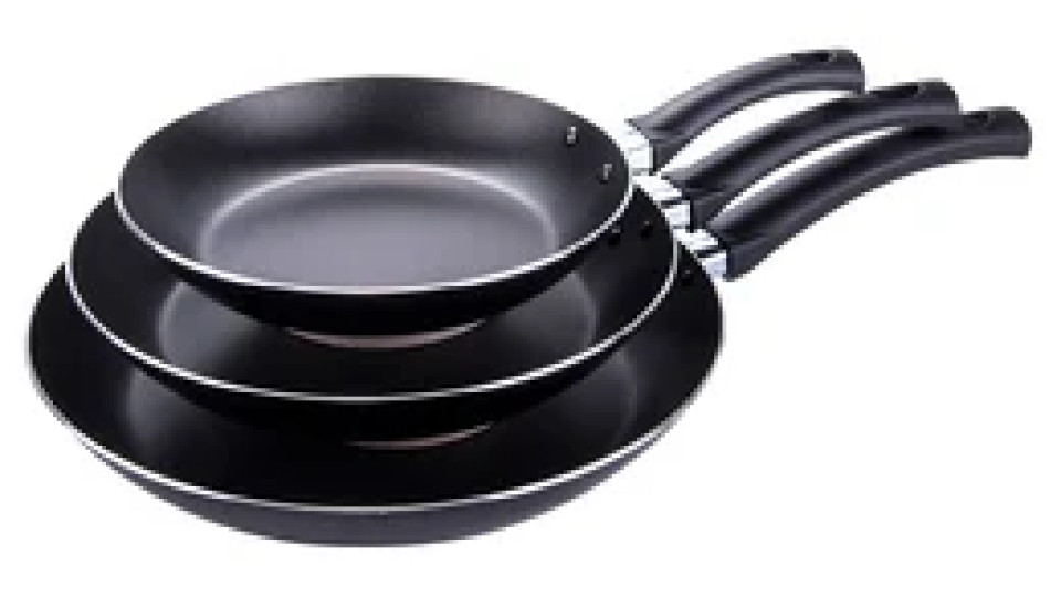 Carrefour Simpl Set Padelle 20-24-28 cm Antiaderente
