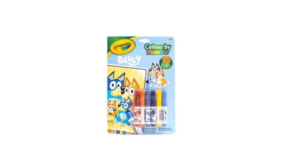 Crayola Album Colora Con I Numeri BLUEY