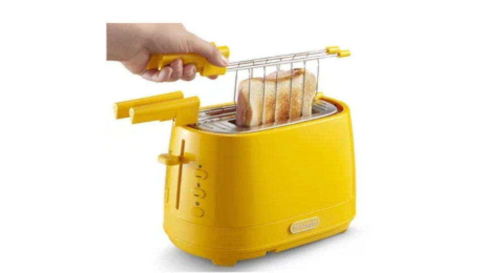 De’Longhi CTLAP2203.Y 2 fetta/e 550 W Giallo