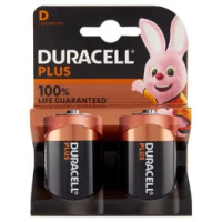 Duracell Plus D Batterie Torcia Alcaline 1.5V LR20 MN1300 confezione da 2 Pile Duracell