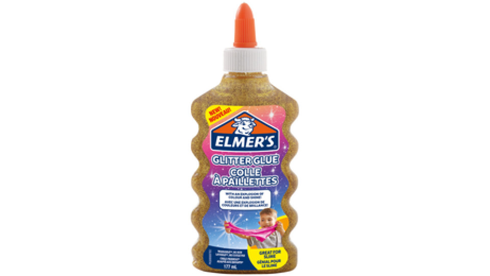 Elmer's Colla liquida glitterata oro