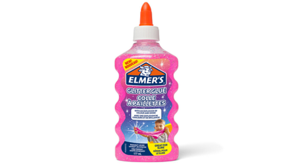 Elmer's Colla liquida glitterata rosa