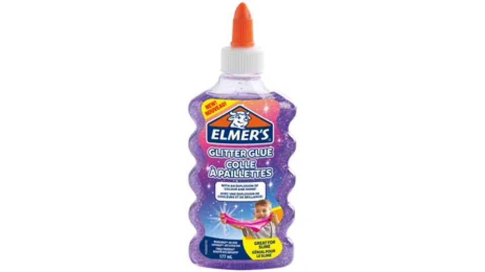Elmer's Colla liquida glitterata viola