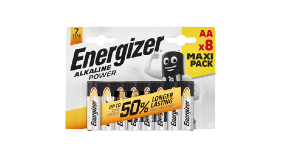 Energizer Alkaline Power AA 8 pz