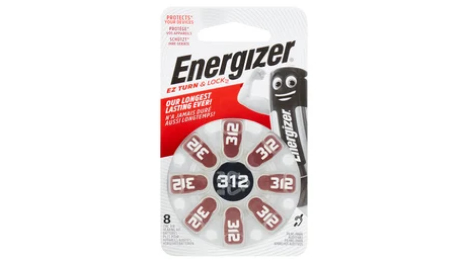 Energizer Ez Turn & Lock 312 8 pz