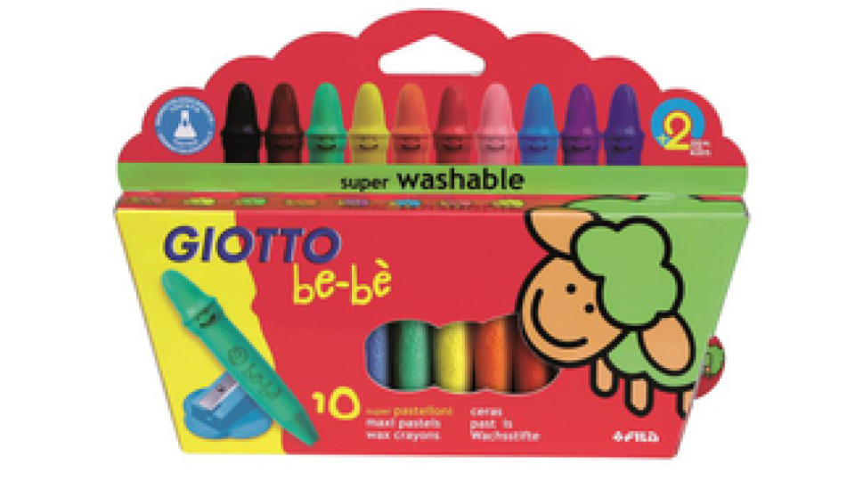 F.I.L.A. Astuccio 10 Pastelli A Cera Giotto Bebe'