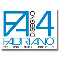 Fabriano Blocco da disegno 20FG. F4 24X33cm liscio