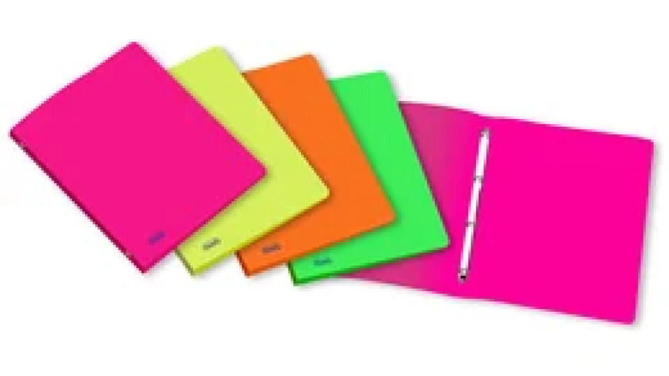 Favorit 400066847 raccoglitore ad anelli 200 x 300 mm Verde, Arancione, Rosa, Giallo